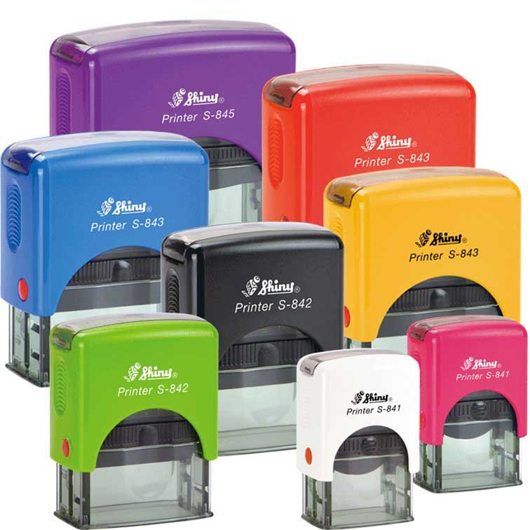 Sellos automáticos Shiny de colores